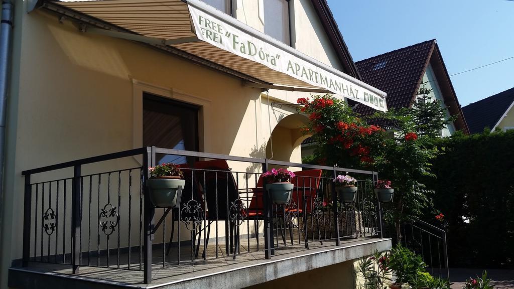 Fadora Apartman Tihany Kültér fotó
